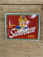 "Sunbeam" porcelain sign