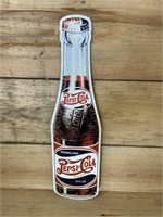 "Pepsi-Cola" aluminum sign