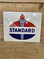 "Standard" porcelain sign