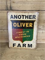 "Oliver Farm" Metal Sign