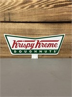 "Krispy Kreme" double sided, porcelain sign