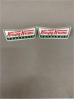 Set of 2 - "Krispy Kreme" porcelain table