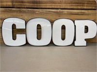 Letters "COOP”