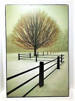 Winter Tree Inspirational Print