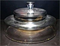Glass Centerpiece Bowl with Lid