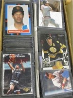 4 BOXES MIXED SPORTS CARDS