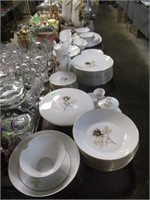 LARGE LOT ROSENTHAL CHINA WITH SERVING PCS.