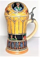 Limited Edition Corzelius Hand Painted Stein