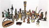 Large Lot of Bells & more