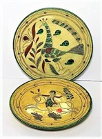 Wall Hanging Platters- Lot of 2