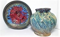 Clay Bowl & Vase