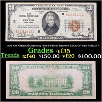 1929 $20 National Currency 'The Federal Reserve Ba