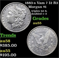 1883-s Vam 7 I2 R3 Morgan Dollar $1 Grades Choice