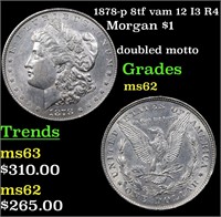 1878-p 8tf vam 12 I3 R4 Morgan Dollar $1 Grades Se