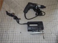 black & decker jigsaw & drywall screw gun
