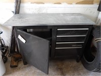 Craftsman 3 drawer work bench w/ galvanized top