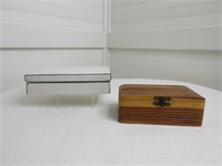 Decorative Nate Berkus Box & Vintage Wood Box