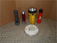 Flashlights and smoke detector