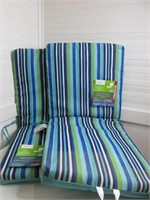Pair of Outdoor Dining Chair Cushions