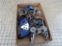 Aftermarket Playstation 2 controllers (5pcs)