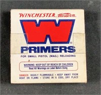 Box of Winchester primers for small pistol
