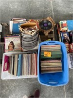 Pallet w/Records, Some Vintage