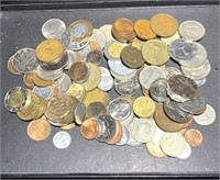 Lot of Over 100 Foreign Coins