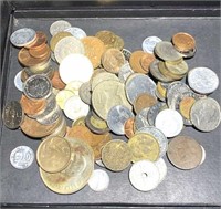 Lot of over 100 Foreign Coins