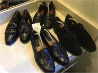 (4) Pr Mens Leather Shoes (Si 9.5)