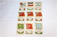 Lot of 9 Tobacco Silks - Flags & Hymns -