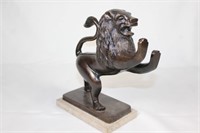 Antique Bronze Lion Bookend/Figurine