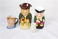 Lot of Various Sizes - Toby Mugs