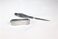 Sterling Silver Letter Opener & Napkin Ring