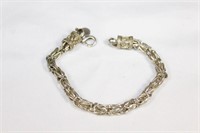 Sterling Silver Rope Chain Bracelet