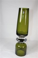 Tall Vintage Waterford Crystal Marquis Green Vase