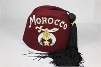 VTG Harry M. Osers Morroco Fez Hat Siz 6 7/8