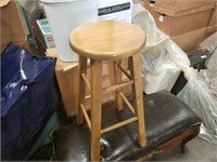 Wooden Stool w/Cover