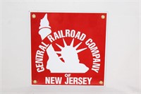Central Railroad Company of New Jersey Porcelain