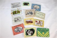 12 Vintage Souvenir Folders - Photos or Linen