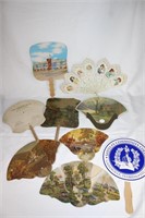 Lot of Vintage Hand Fans - Advertising Pieces