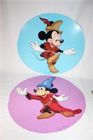 Pair 1987 Nabisco Disney Signs Mickey Mouse