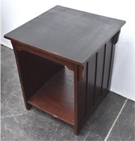 Square Wood End Table