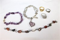Misc Lot of Costume Jewelry - Brighton & others