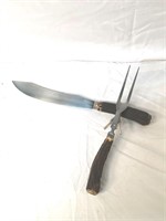 Stag Handle Fork and Knife