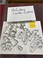 Holiday cookie cutters lot