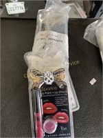 6 Sparkle Lip product packs