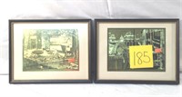 2pc Lionel Barrymore wall prints