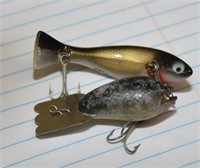 VINTAGE HEDDON PROWLER LURE & CRAB,SPOOLS ! -UP-R