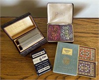 Old sets of playing cards