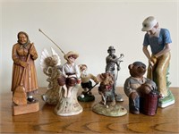 Miscellaneous figurines as is